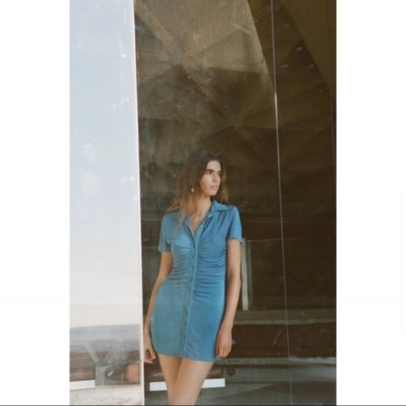 With Jean Blue Mini Dress - Picture 8 of 11